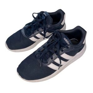 Adidas Navy White Shoes Boys Size 5